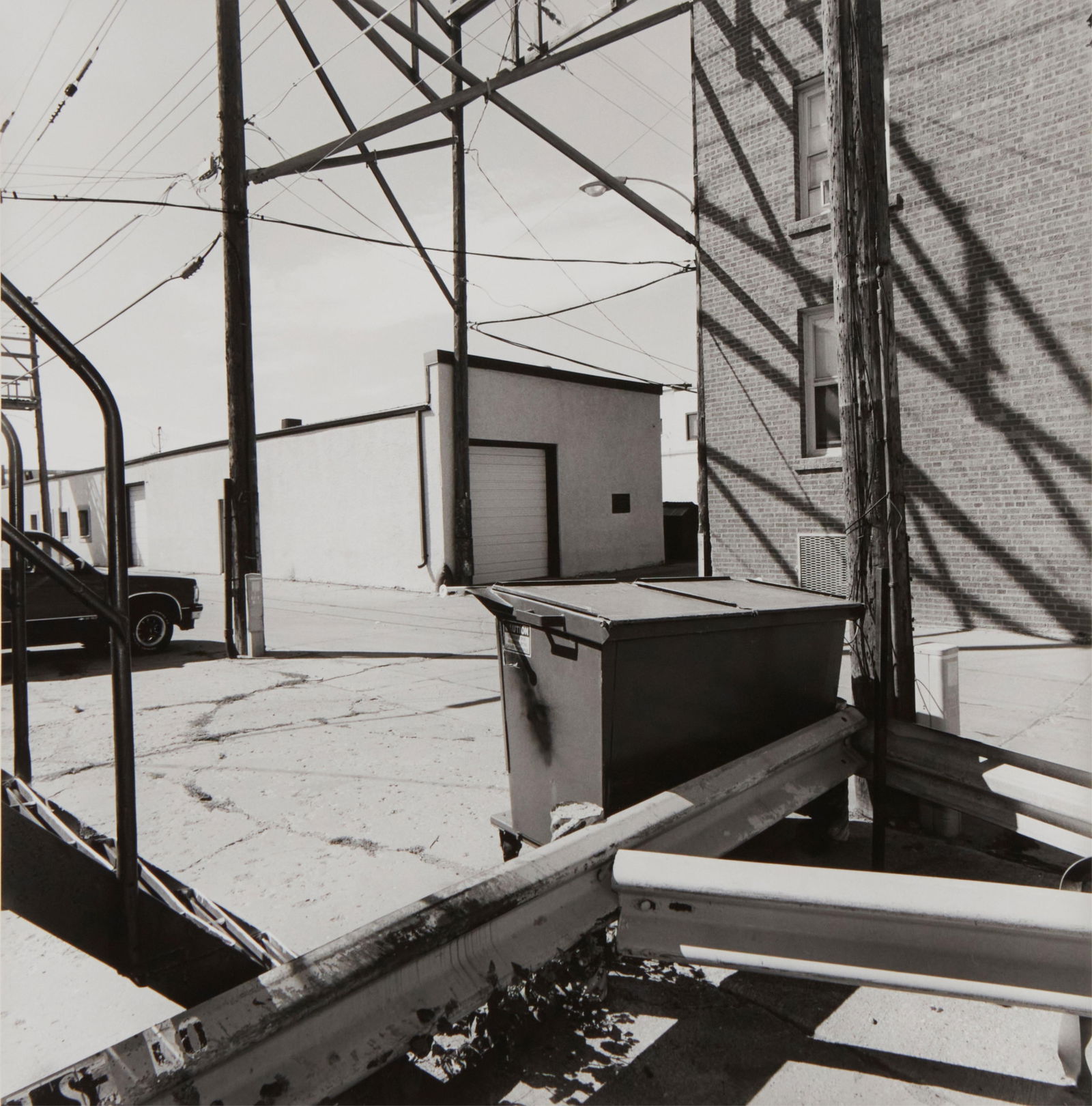 Lee Friedlander (b. 1934), "Bismarck, North Dakota," 2002: Lee Friedlander(b. 1934)"Bismarck, North Dakota," 2002Gelatin silver print on paperFrom an edition of unknown size, printed in 2004Signed, titled, and dated in pencil, verso: Lee Friedlander
