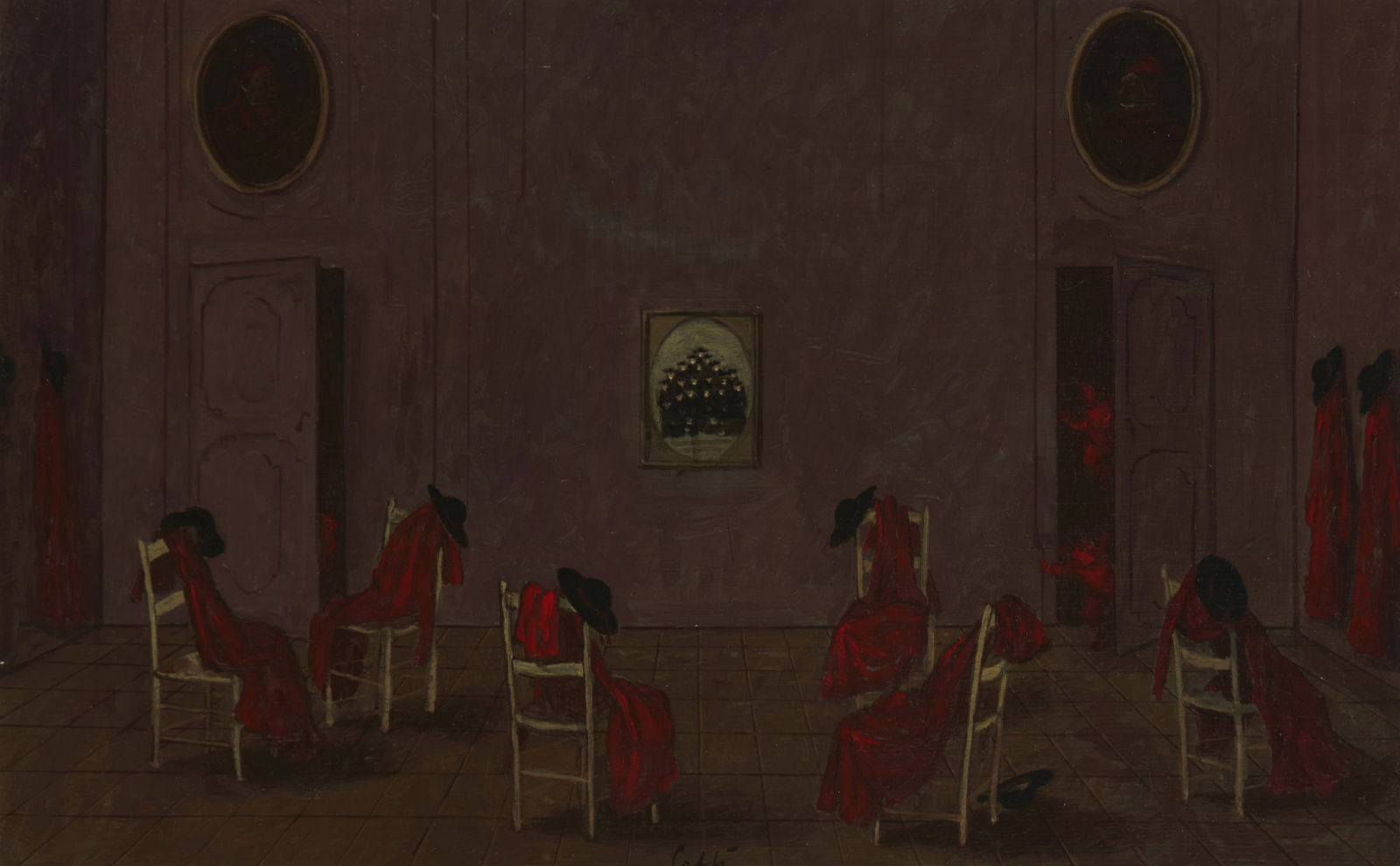 Nino Caffe (1908-1975), "Panni Rossi" (1 of 8)