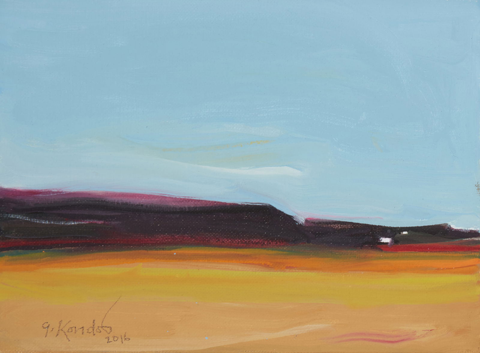 Gregory Kondos (1923-2021), "Southwest," 2016 (1 of 6)