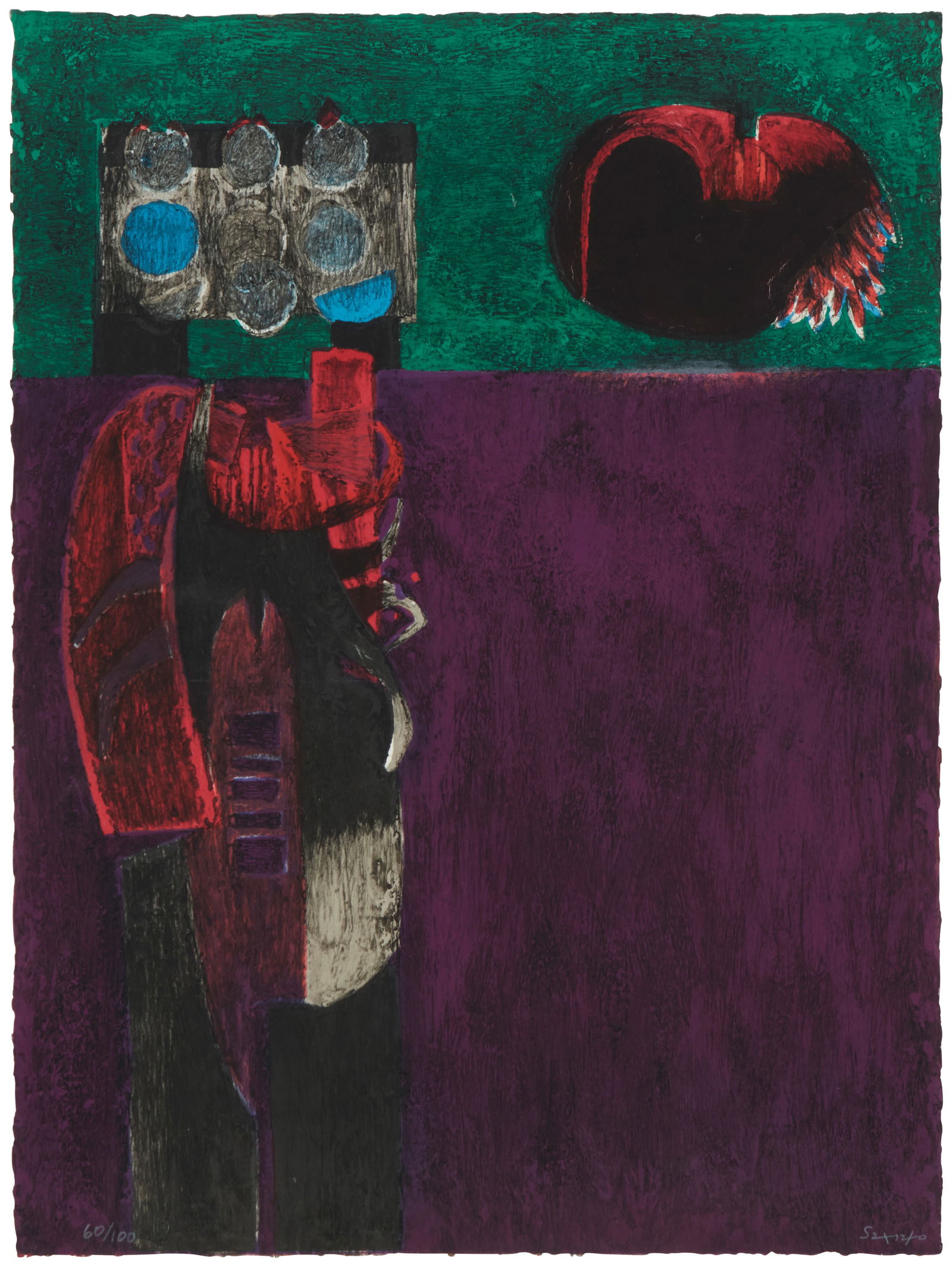 Fernando de Szyszlo (1925-2017, Peruvian), "Masi Masi," 1991 (1 of 6)