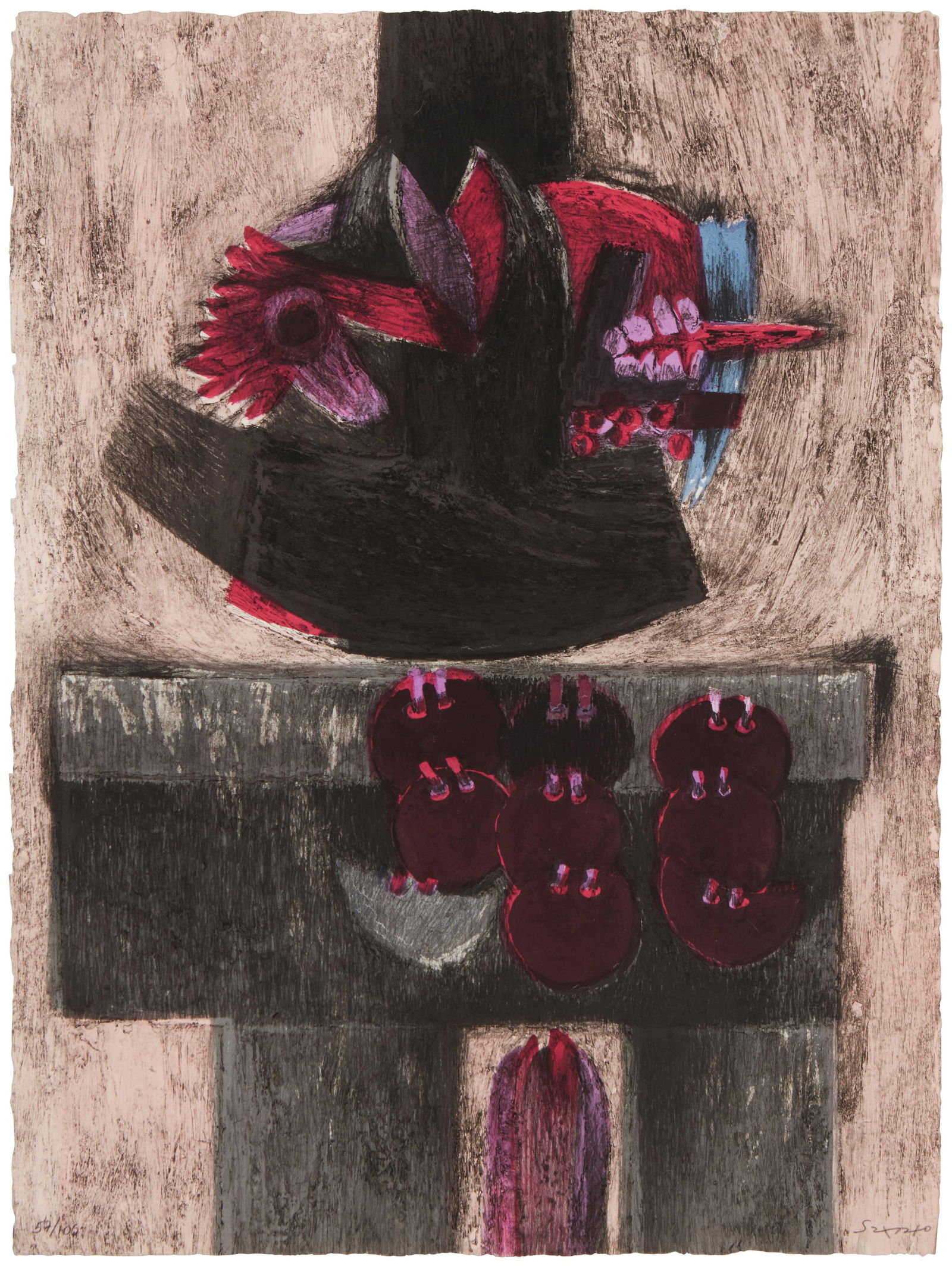 Fernando de Szyszlo (1925-2017, Peruvian), "Waman Wasi I," 1976 (1 of 6)