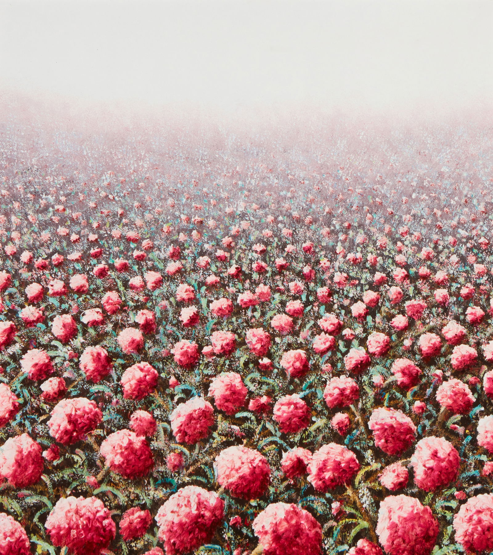 Casiano Garcia (b. 1950, Mexican), "Las Flores," 1988 (1 of 7)