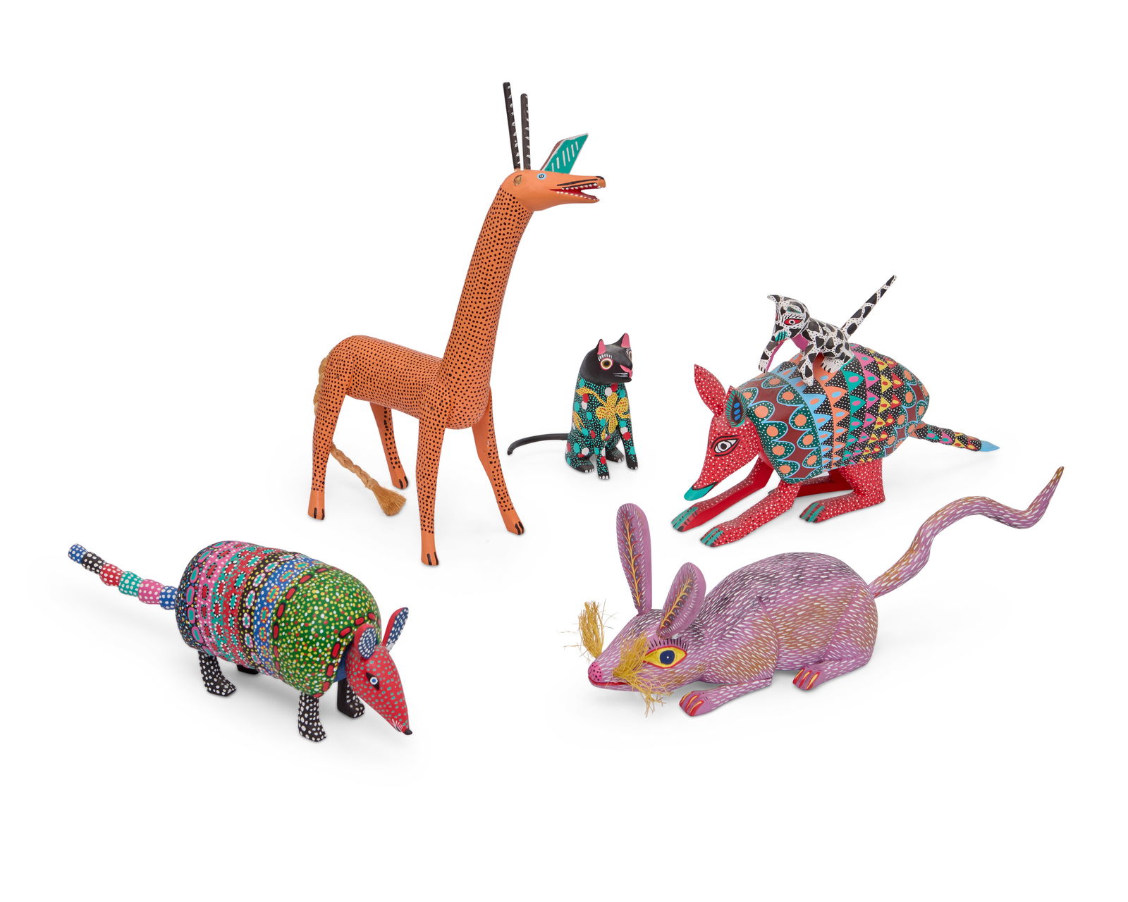 A group of Mexican alebrijes figures (1 of 6)