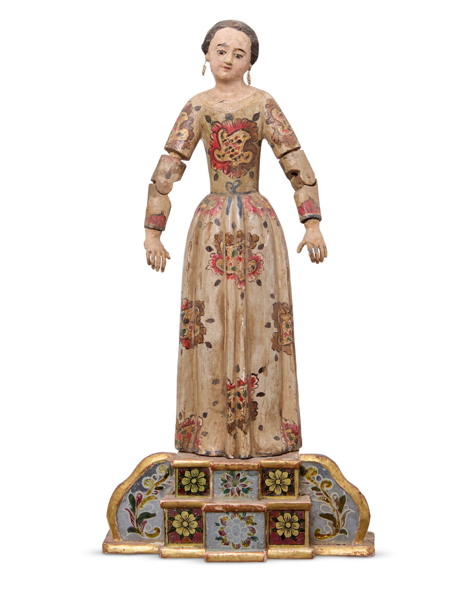 A Latin American santo bulto figure (1 of 3)