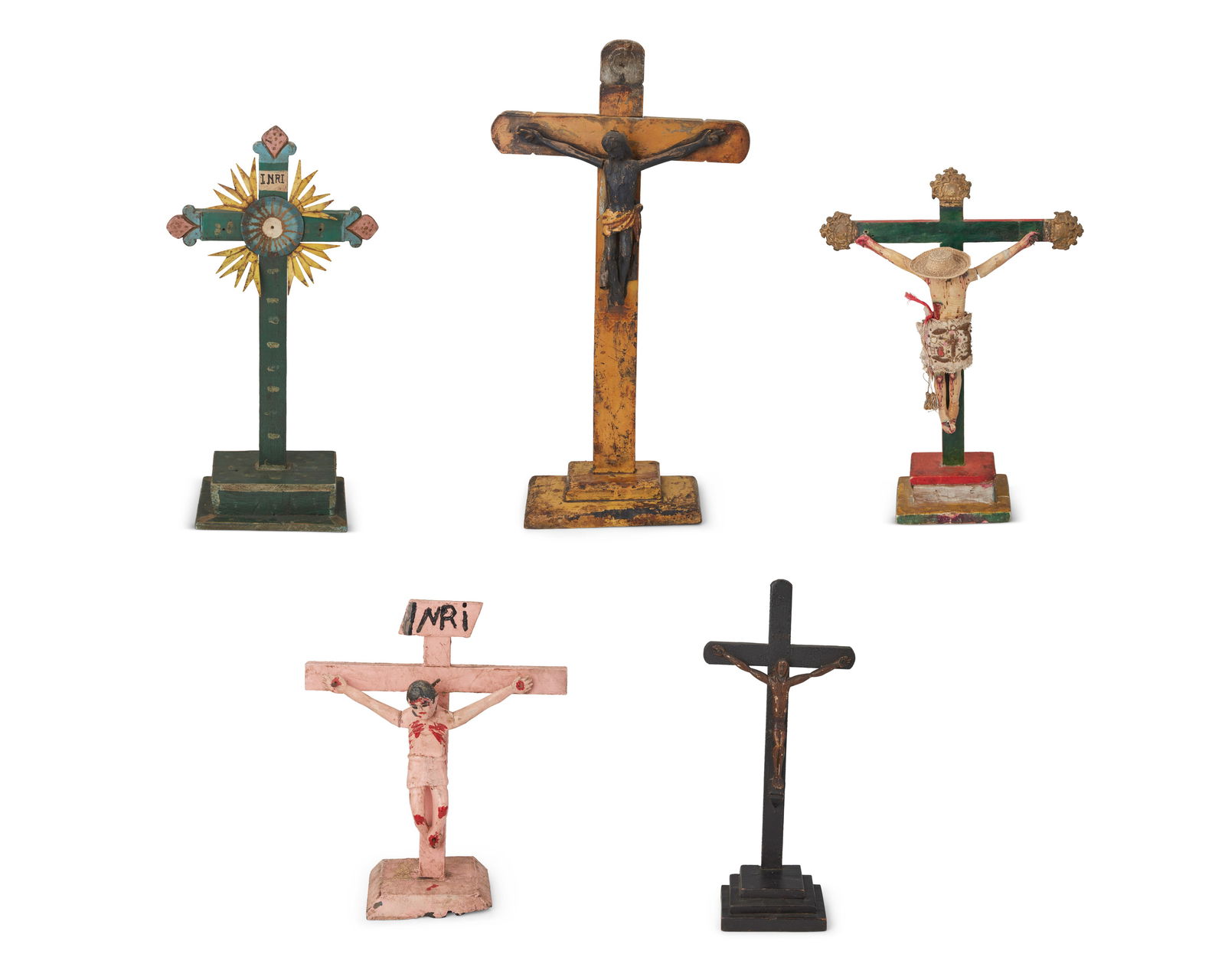 A group of Latin American Cristos figures (1 of 20)