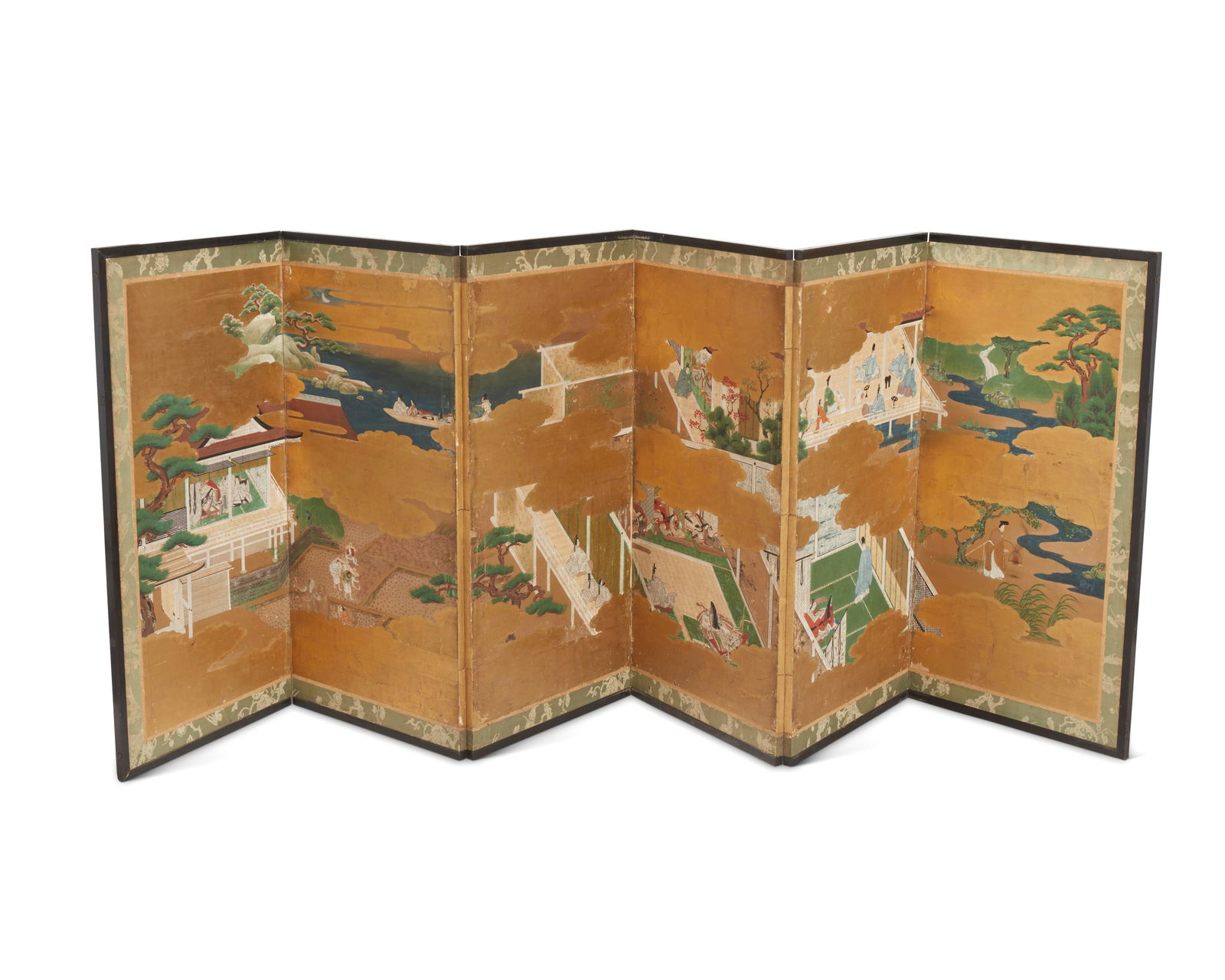 A Japanese six-panel byobu screen (1 of 7)