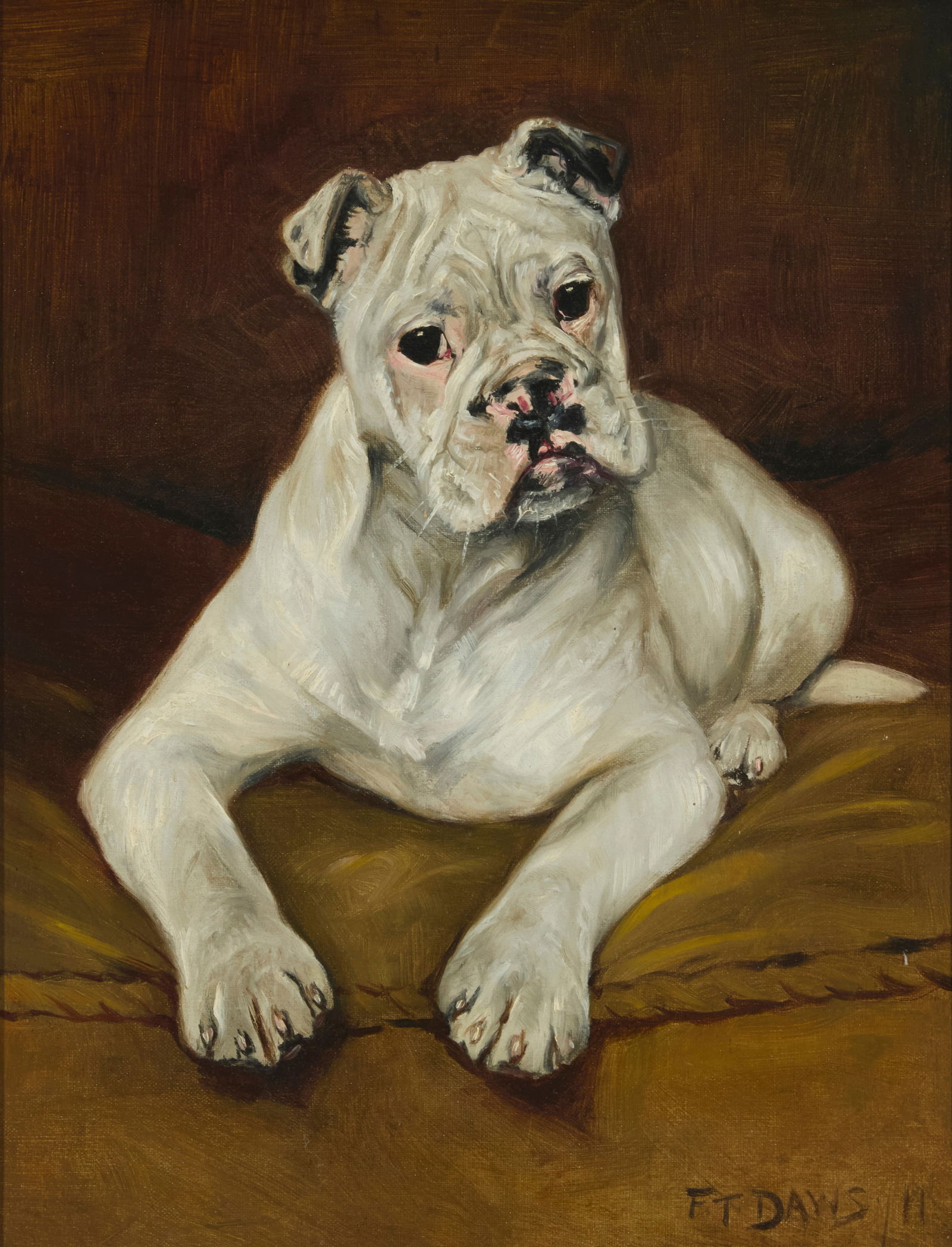 Frederick Thomas Daws (1878-1956), A Boxer puppy, 1911 (1 of 6)