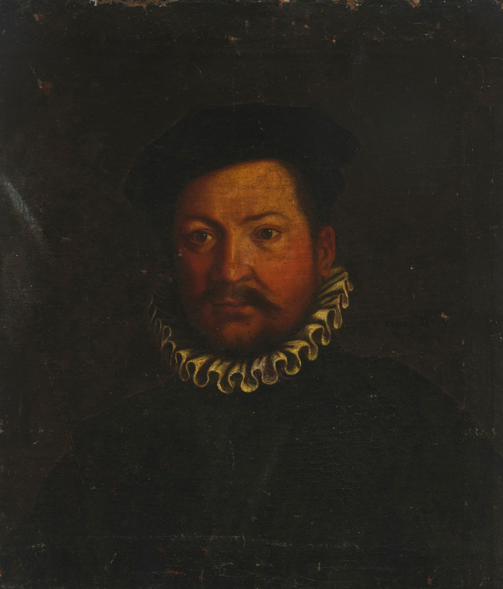 Manner of Frans Hals (1580-1666), Portrait of a Dutch man, circa 19th Century: Manner of Frans Hals(1580-1666)Portrait of a Dutch man, circa 19th CenturyOil on canvas laid to canvasBears signature and indistinctly dated right of center: Frans Hals25" H x 22" W