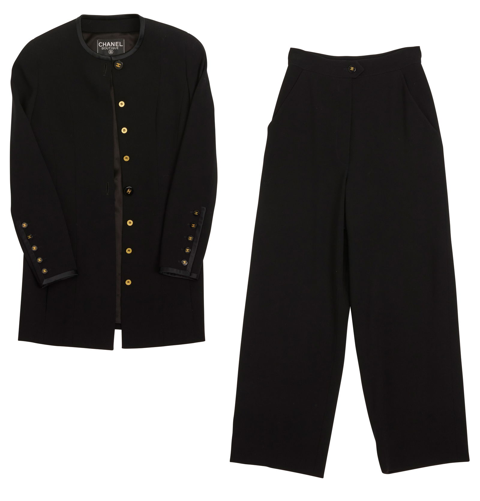 CHANEL: A Boutique Black Pant Suit (1 of 7)
