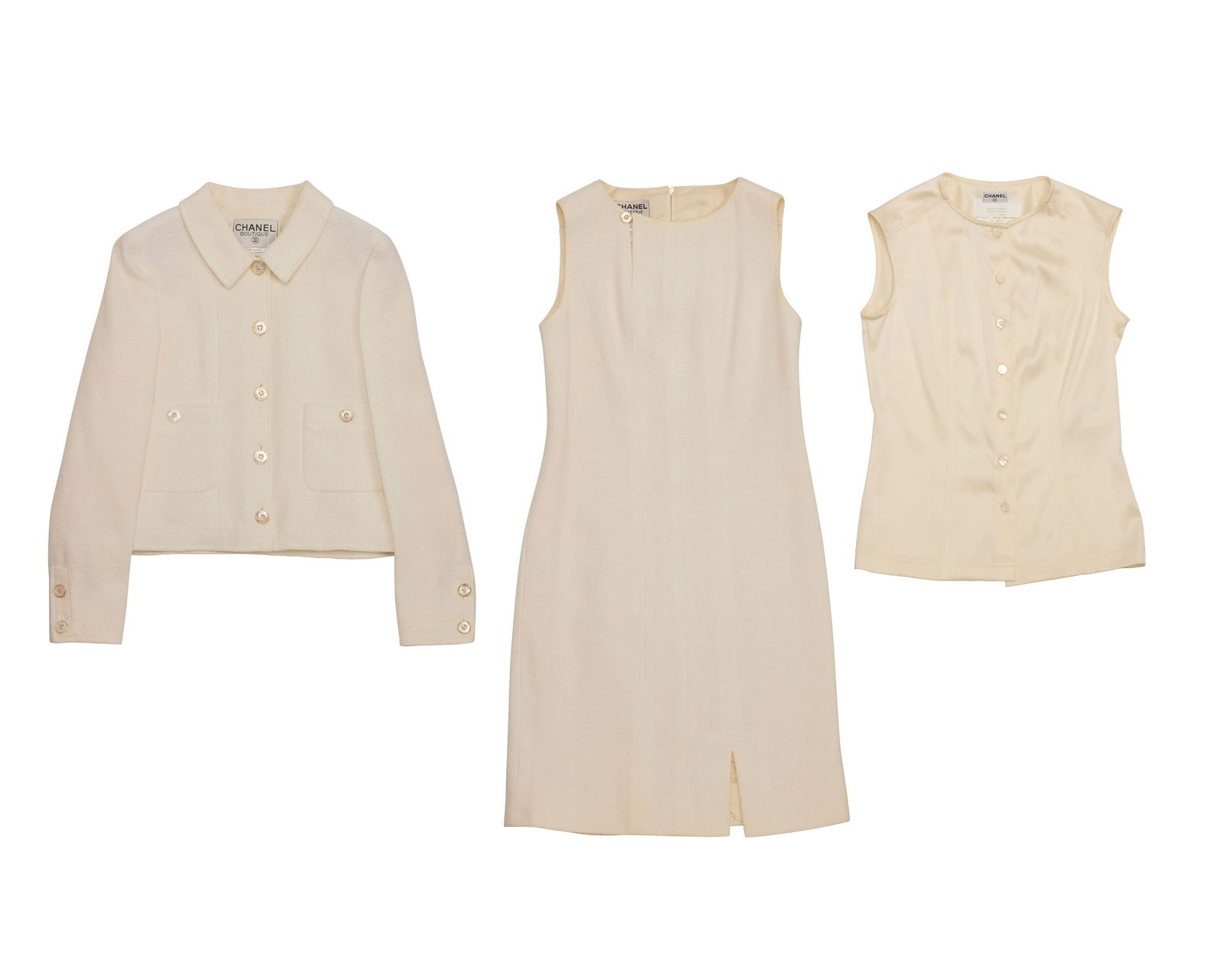 CHANEL: A Group of Vintage White Separates (1 of 9)