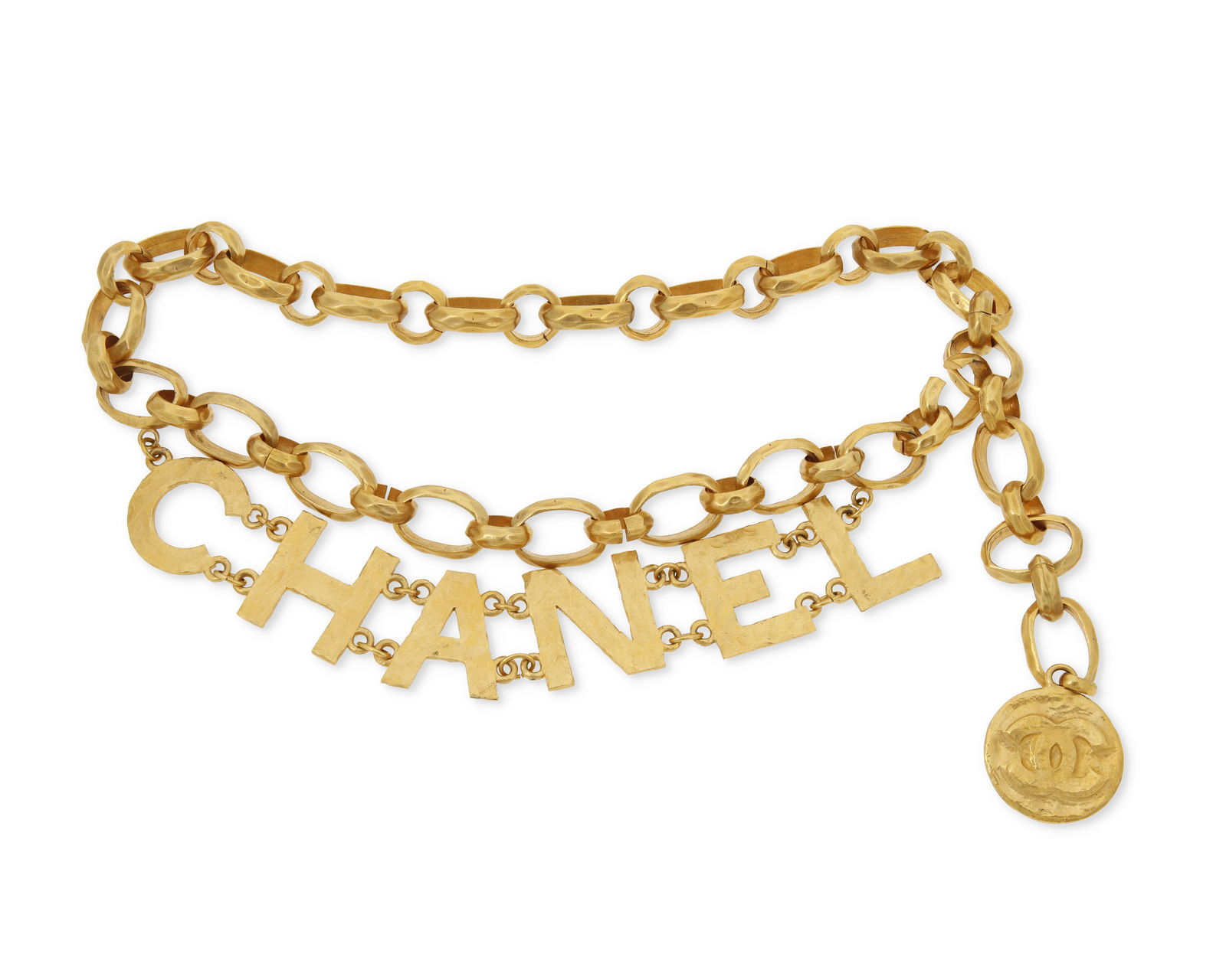 CHANEL: A Vintage Chunky Chain CC Medallion Belt (1 of 3)