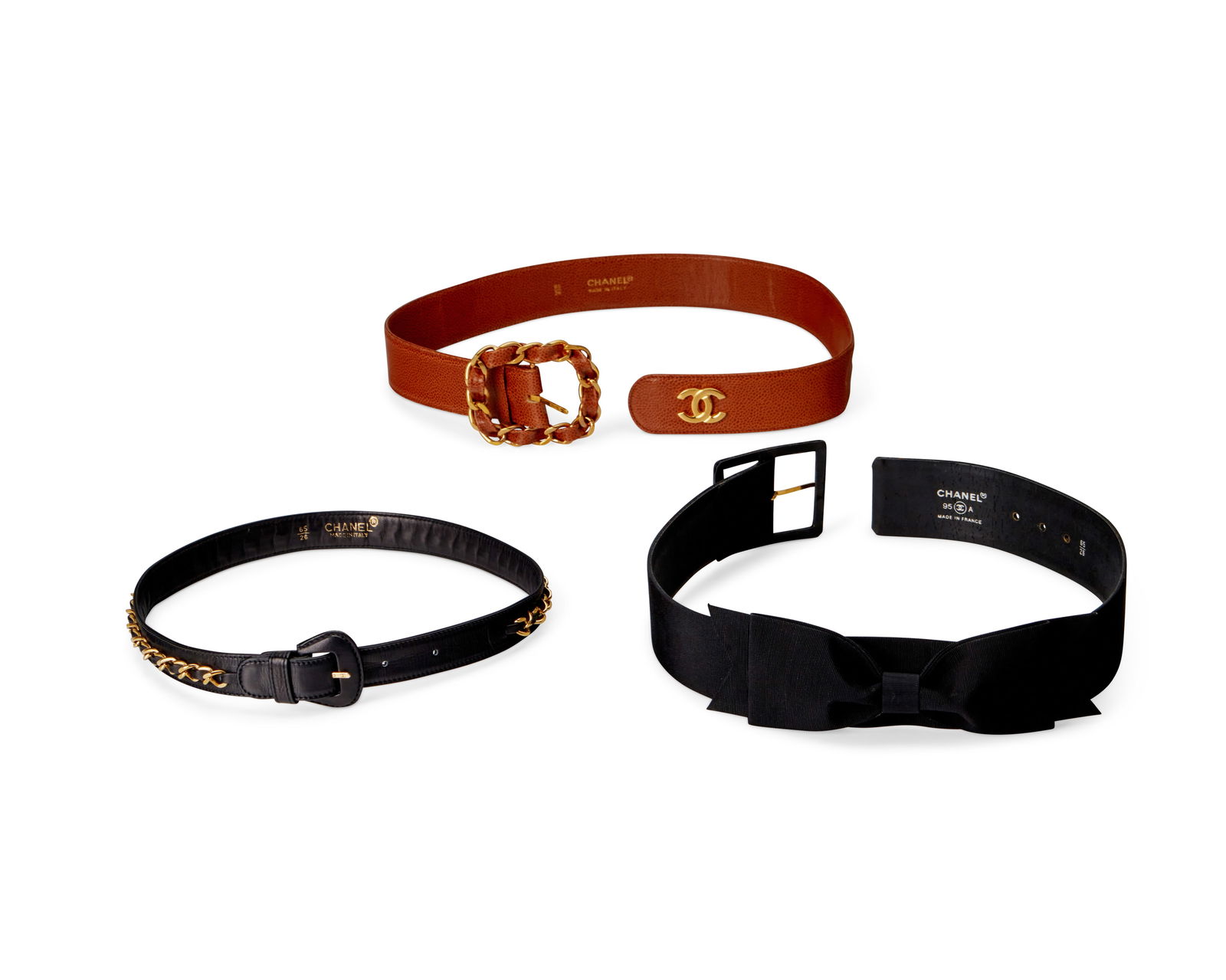 CHANEL: A Group of Vintage Belts (1 of 4)