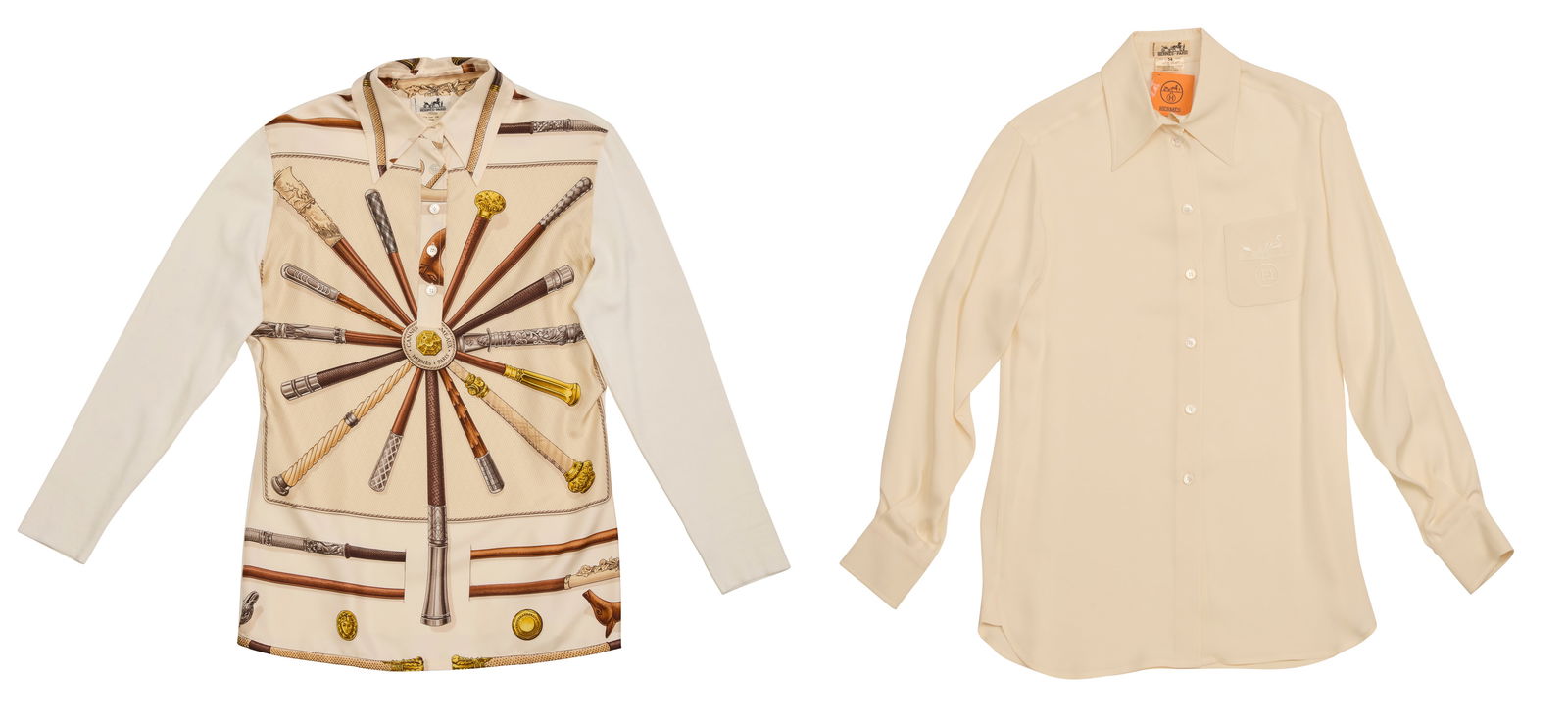 Hermes: Two Silk Shirts (1 of 5)