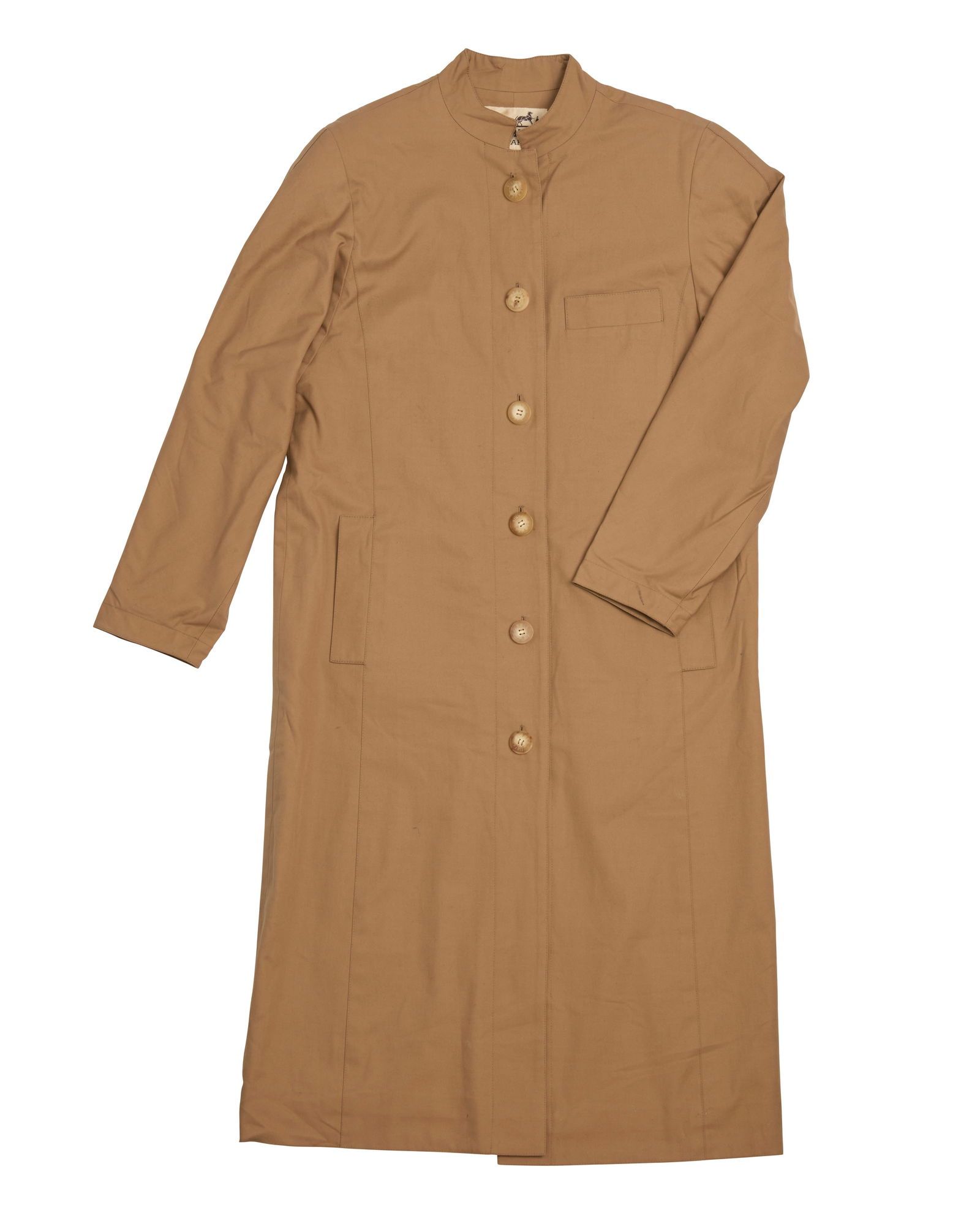 Hermes: A Vintage Long Cotton Coat (1 of 3)