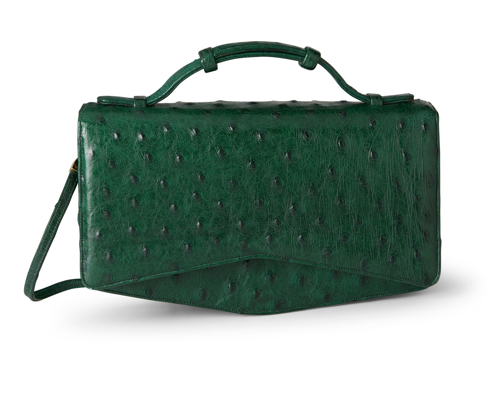 Judith Leiber: A Vintage Green Ostrich Handbag (1 of 10)