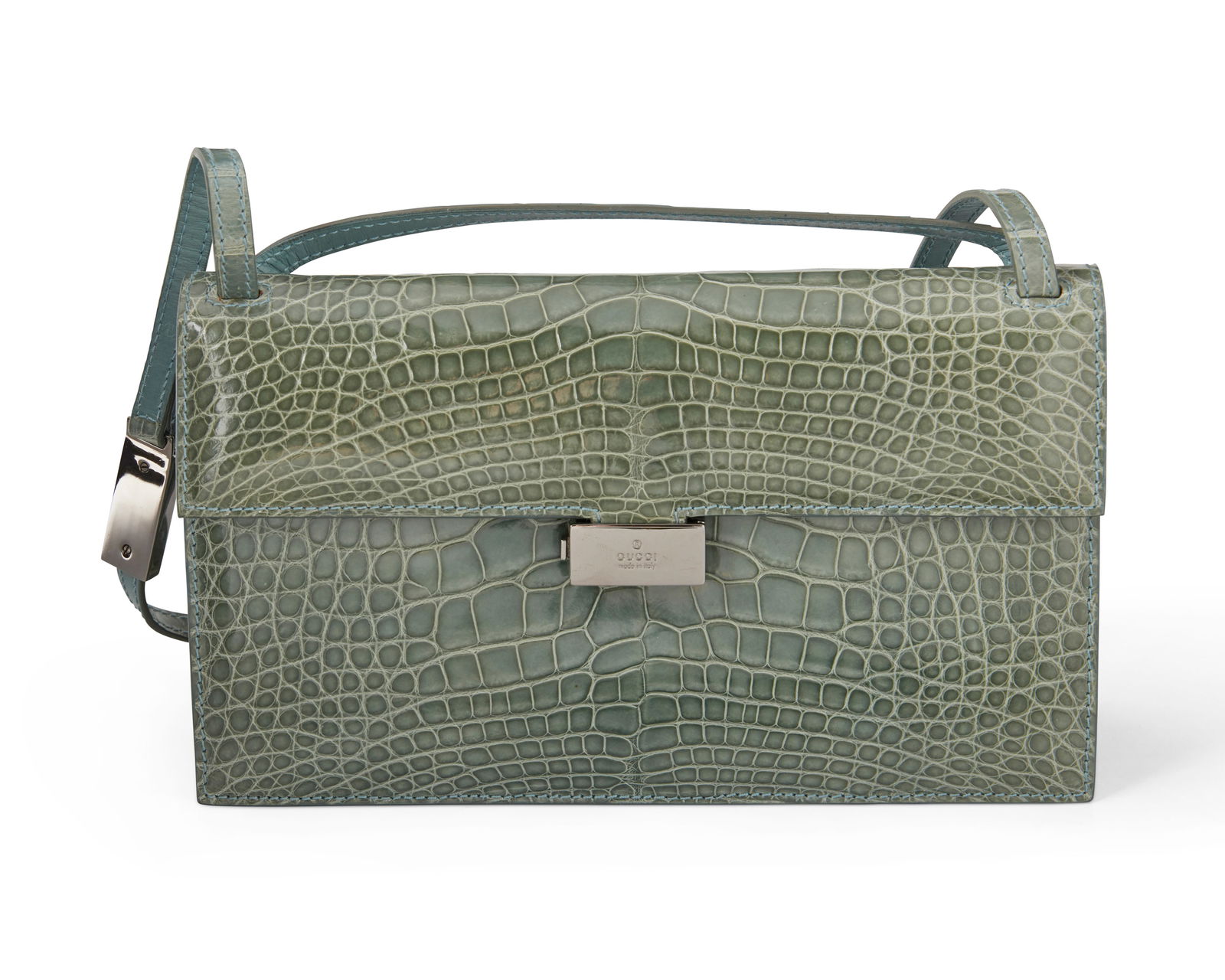 Tom Ford for Gucci: A Vintage Green Alligator Handbag (1 of 11)