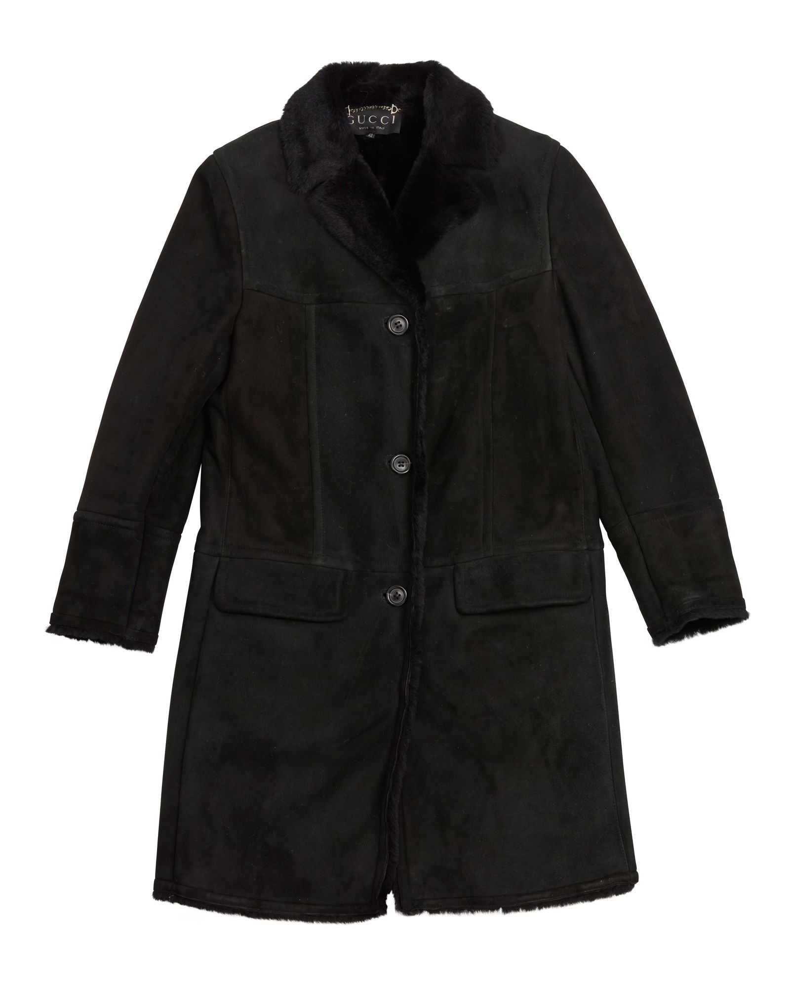 Gucci: A Shearling Leather Coat (1 of 2)