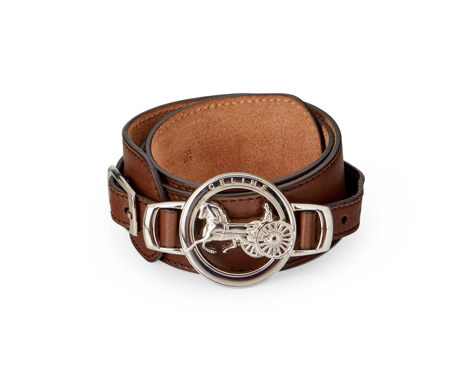 Celine: A Brown Leather Belt (1 of 2)