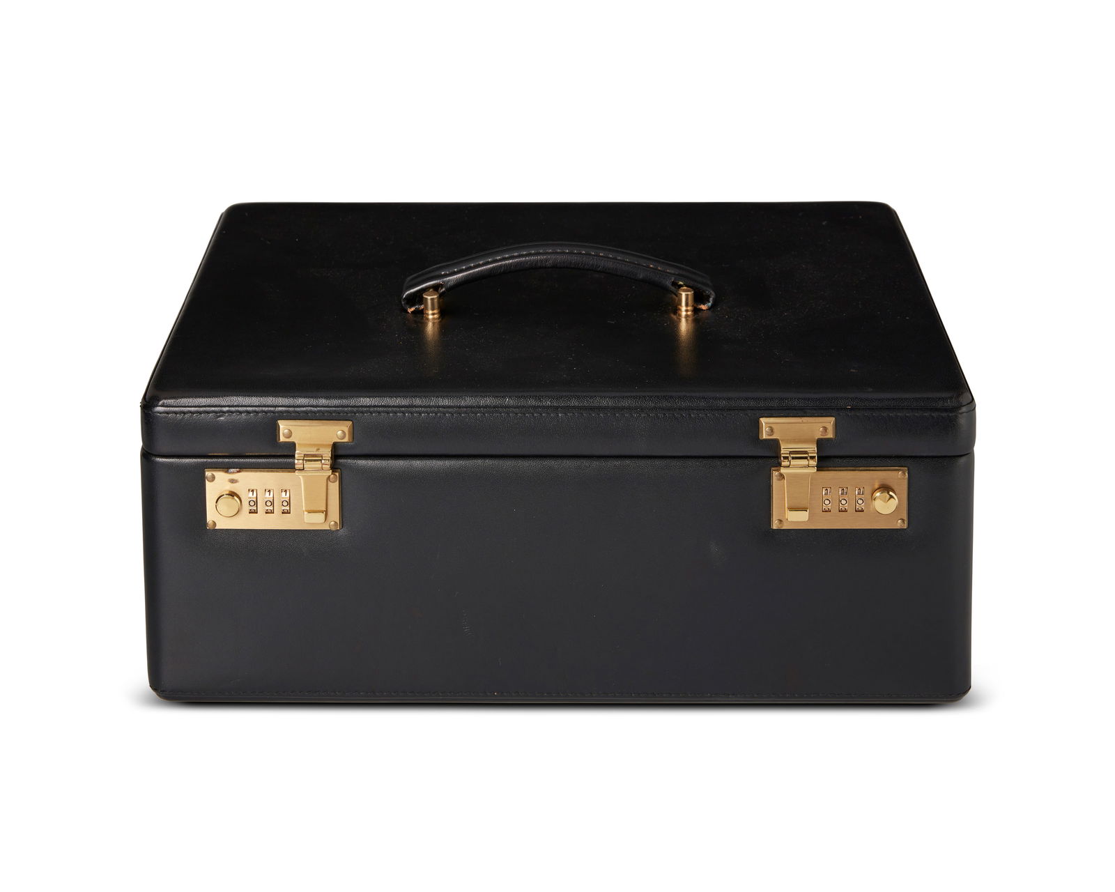 Hofmann: A Vintage Black Leather Jewelry Travel Case (1 of 8)