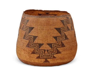 A large Hupa/Yurok/Karuk basket