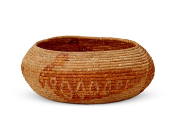 A California Mission rattlesnake basket