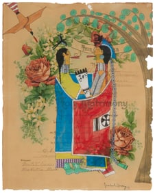 Michael Horse (b. 1949, Yaqui/Mescalero Apache/Zuni), Marriage ceremony