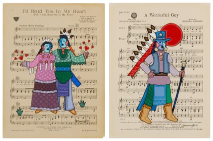 Jesse T. Hummingbird (1952-2021, Cherokee)