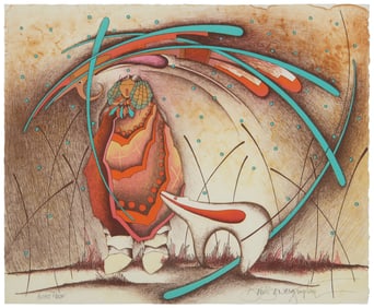 David Dawangyumptewa (b. 1957, Hopi-Tewa), "Honan-Mana (Bear Girl)"