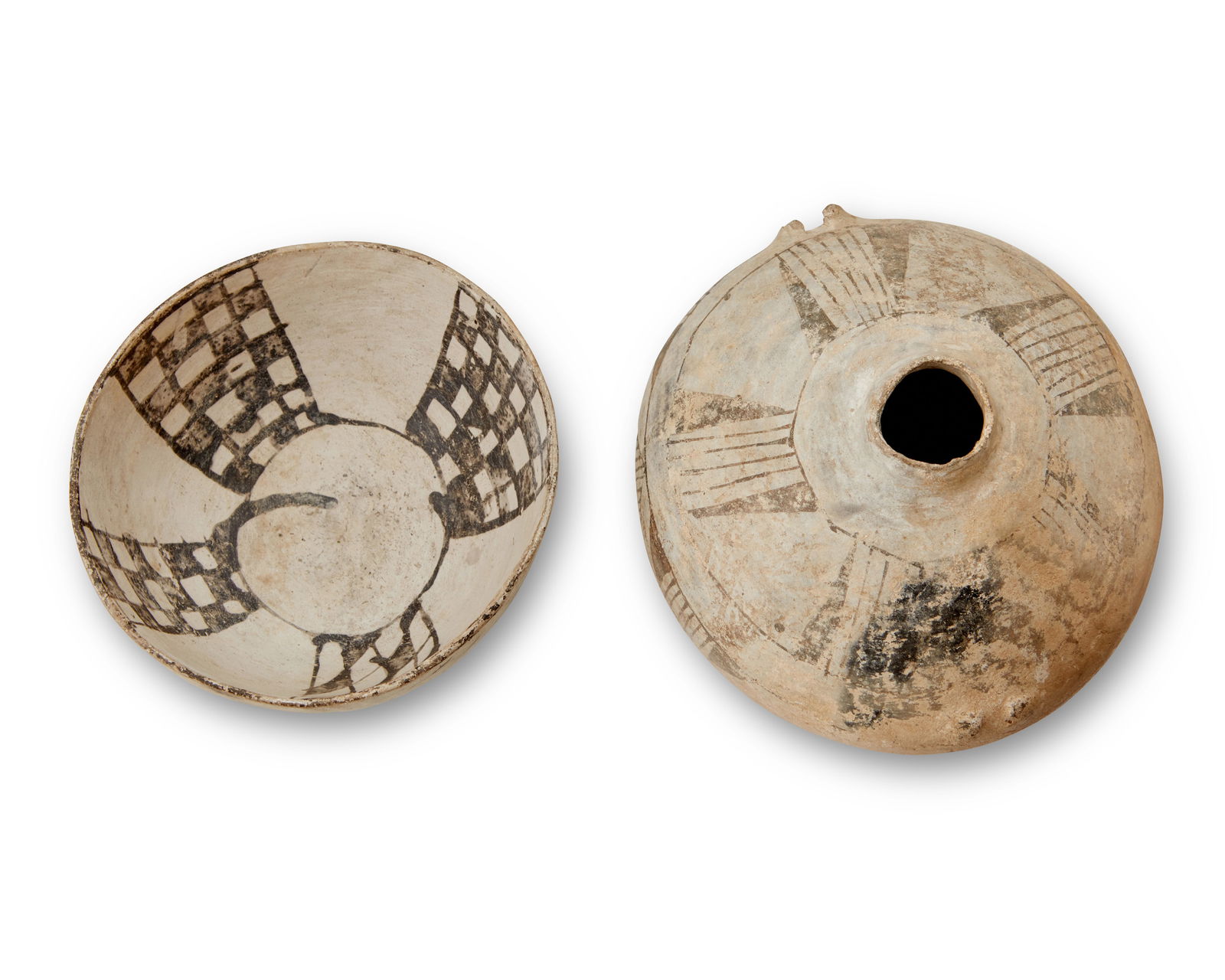 Two Anasazi/Ancestral Pueblo pottery vessels (1 of 3)