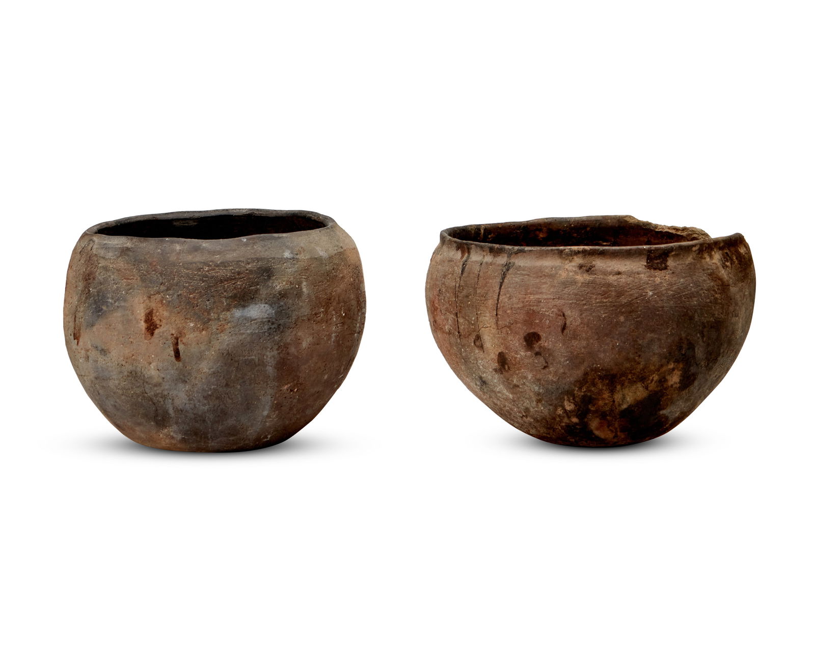Two Taos Pueblo pottery cooking pots (1 of 3)