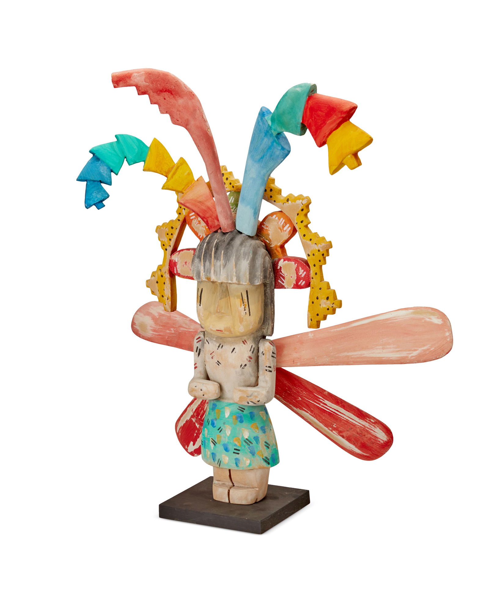 Gregory Lomayesva (b. 1971, Hopi-Tewa), A Hopi butterfly maiden katsina figure, 2004 (1 of 3)