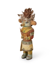 A Hopi polychrome katsina figure