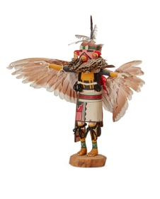 Lawrence Leallen Acadiz (1964-2014, Hopi-Tewa), "Redtailed Hawk," 1993