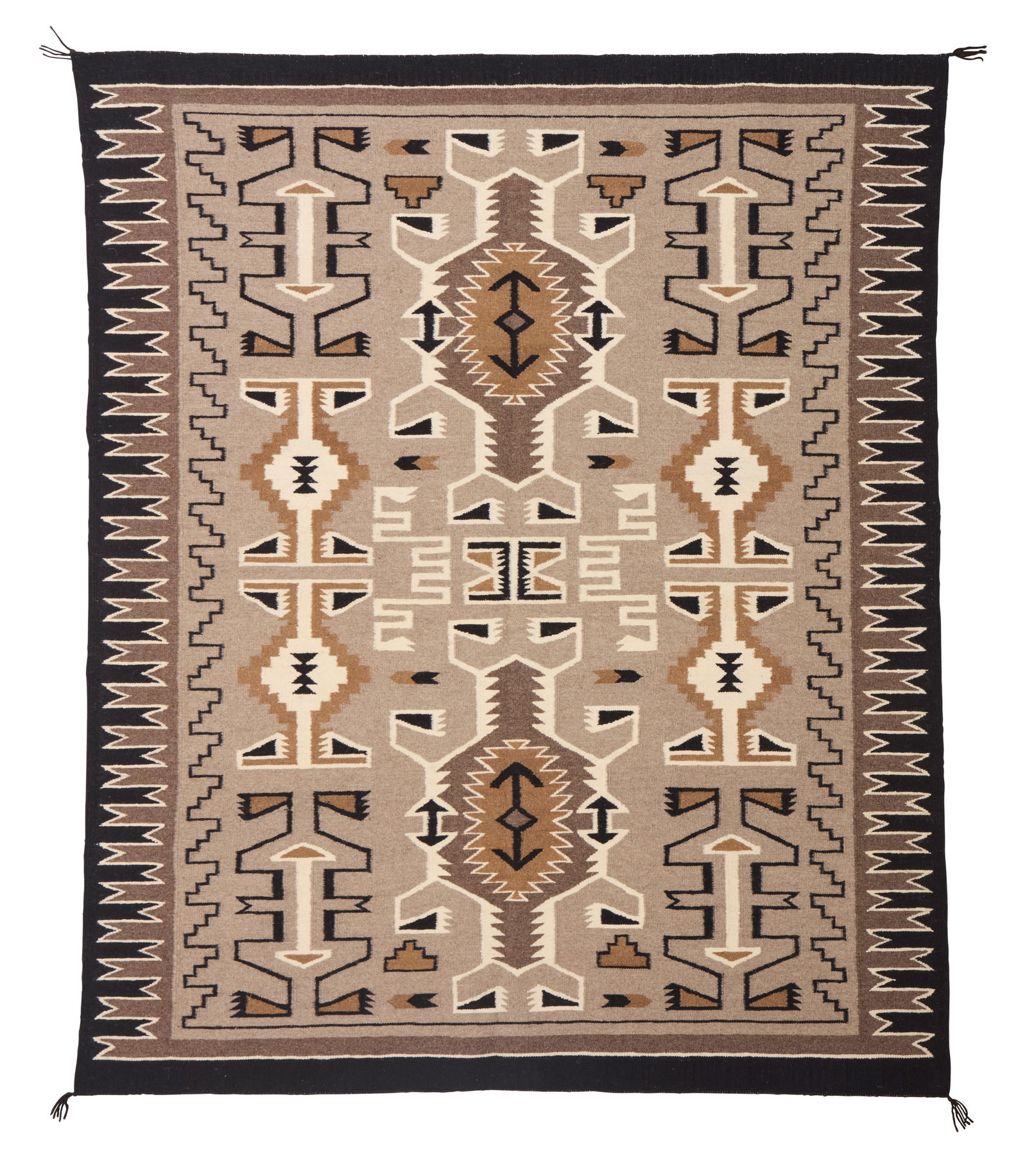 A Navajo Two Grey Hills rug (1 of 3)