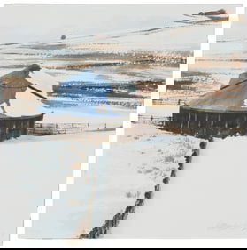 William Matthews (b. 1949), "Round Barn Arrangement"