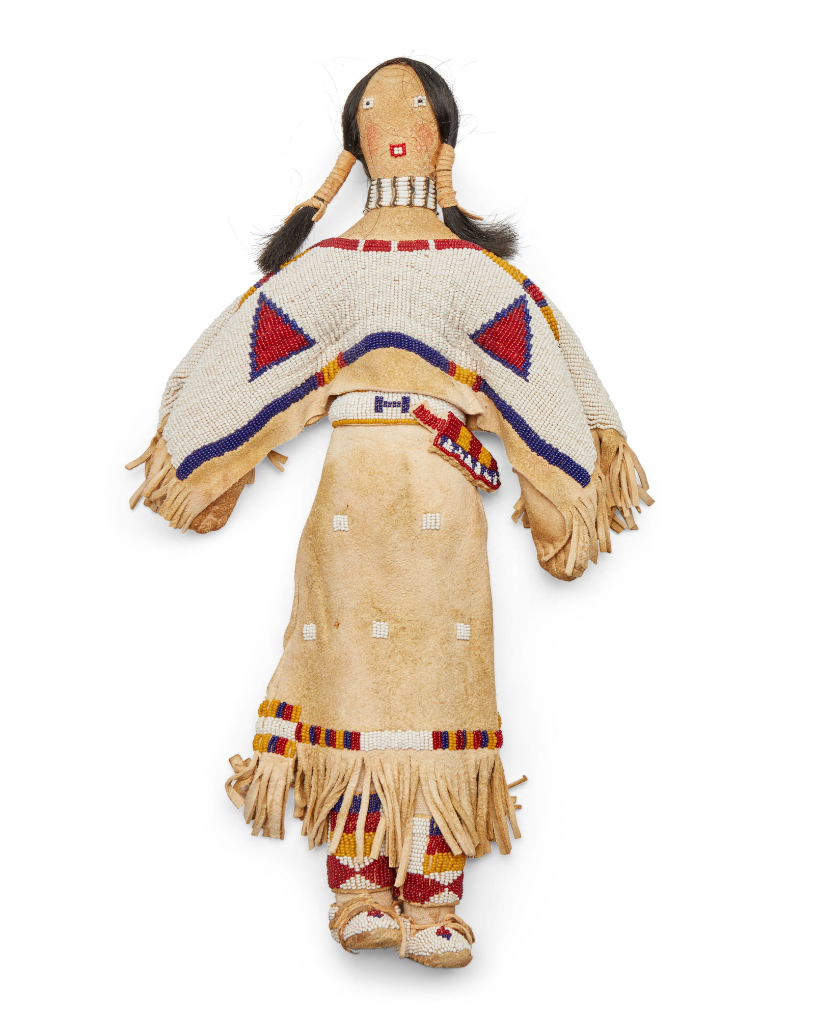 A Sioux beaded hide doll (1 of 5)