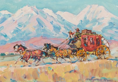 Marjorie Reed (1915-1996), "In the Shadow of the Snow Capped Peaks"