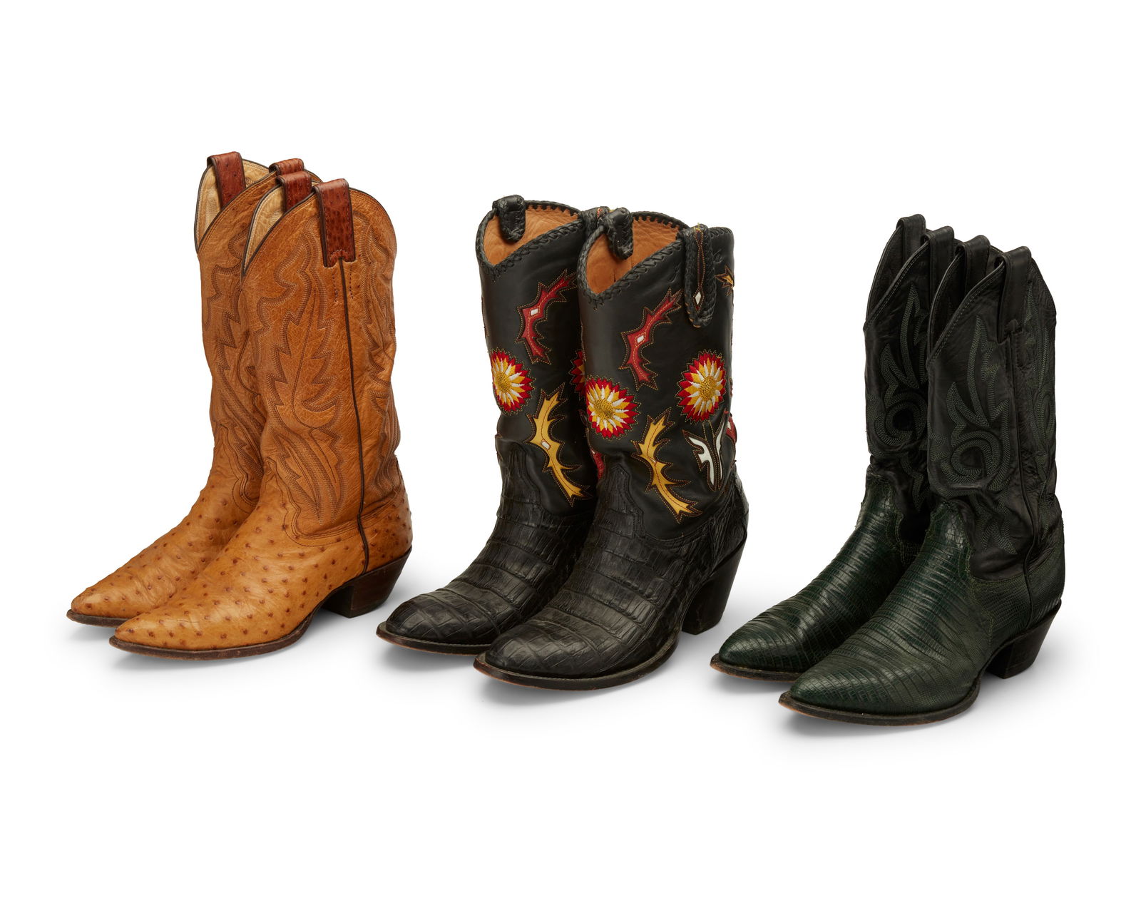 A group of ladies' Western cowboy boots (1 of 13)