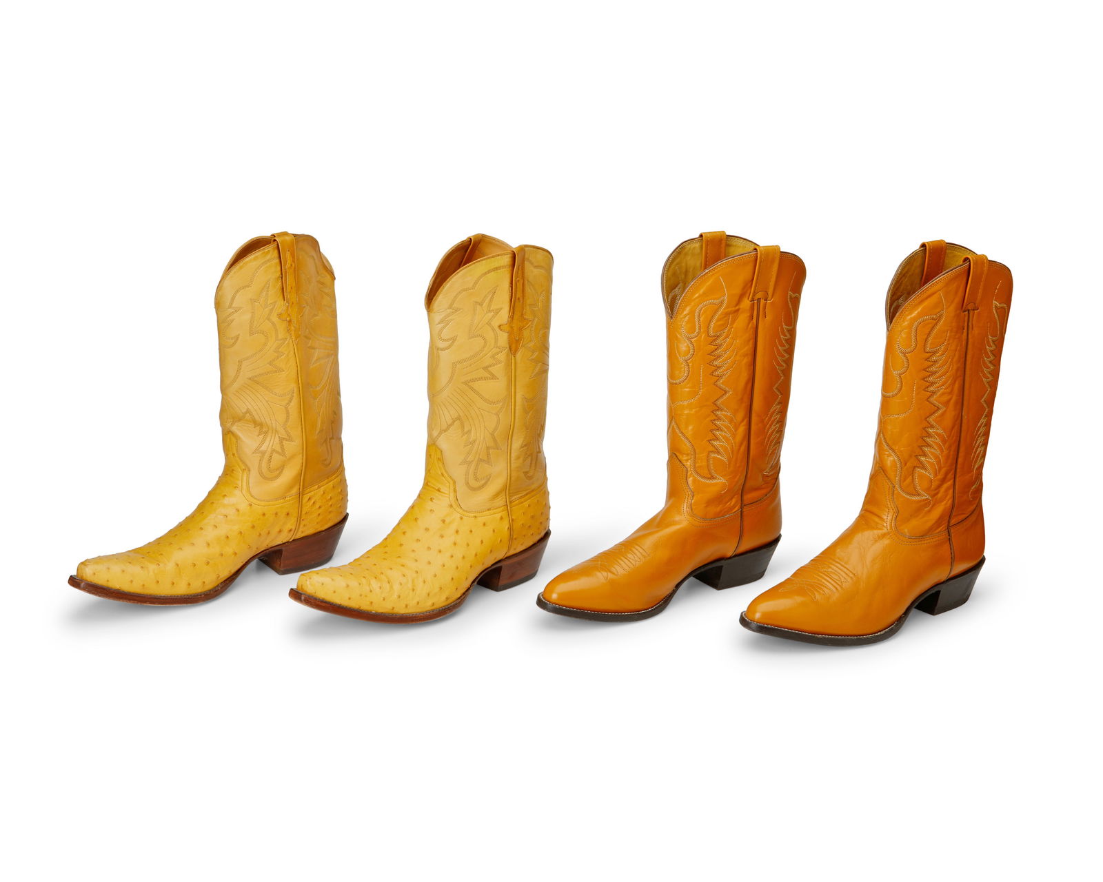 Two pairs of men's vintage Western boots (1 of 7)