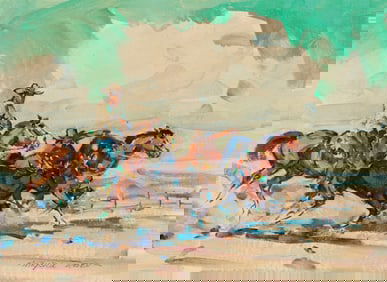 Marjorie Reed (1915-1996), "The Bulldoggers"