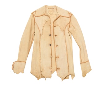 A vintage North Beach Pitiquito tan leather ladies' jacket