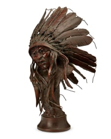 Joe Beeler (1931-2006, American), "The Warrior"