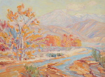 Marie Boening Kendall (1885-1953), "Springtime," 1920: Marie Boening Kendall (1885-1953) "Springtime," 1920 Oil on canvas Signed lower right: Marie B. Kendall; titled and dated by repute 12" H x 16" W