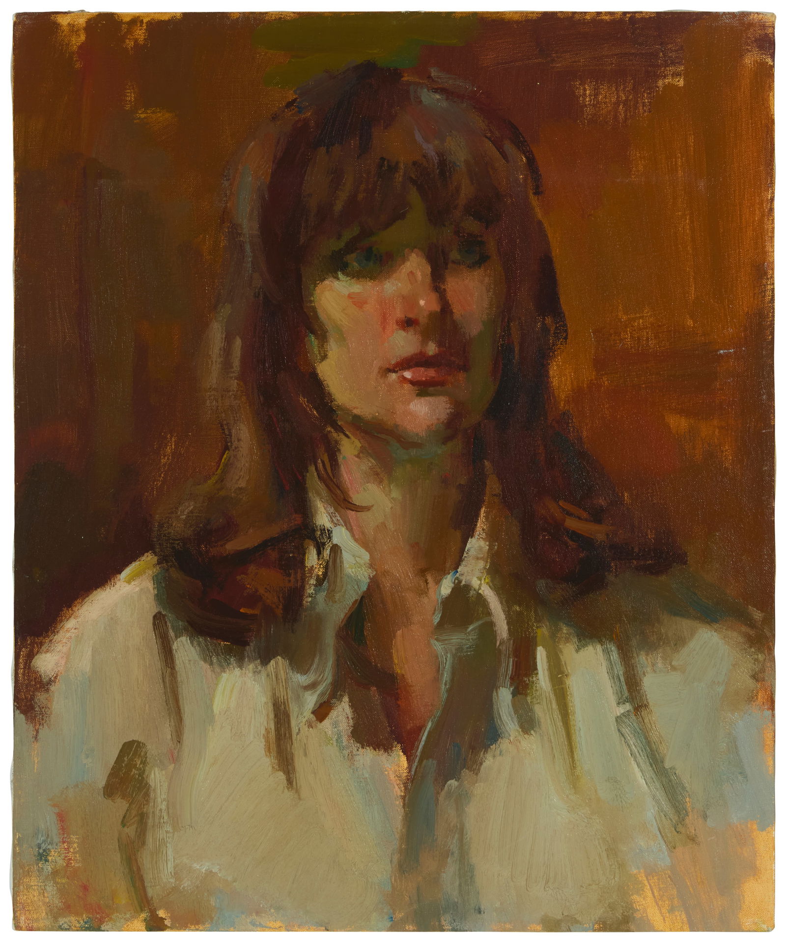 Patricia LeGrande (1941-2024), Portrait of a young woman: Patricia LeGrande(1941-2024)Portrait of a young womanOil on canvasUnsigned24" H x 20" W Provenance:The Estate of Sergei Bongart