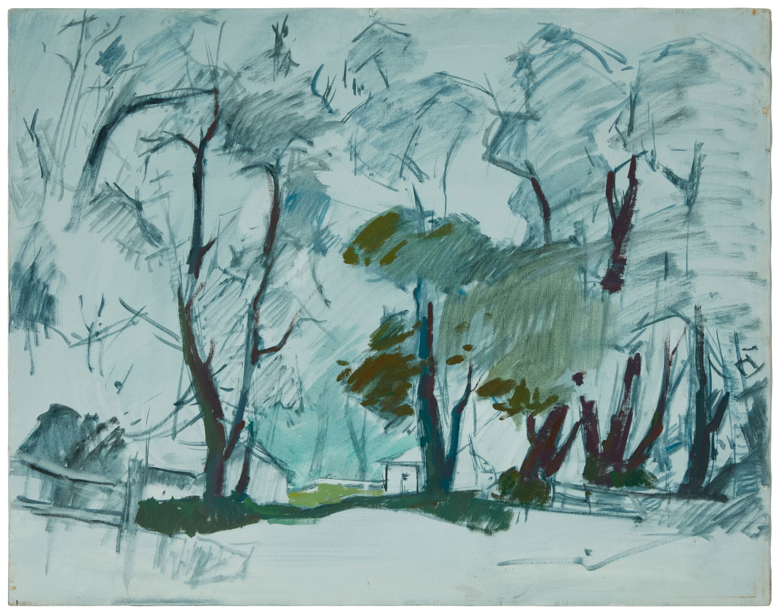 Sergei Bongart (1918-1985), Landscape sketch (1 of 3)