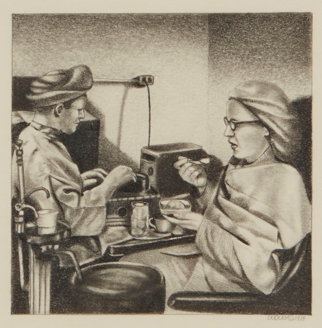 Randy Dudley (b. 1950), "In the Chair," 1978 (1 of 8)