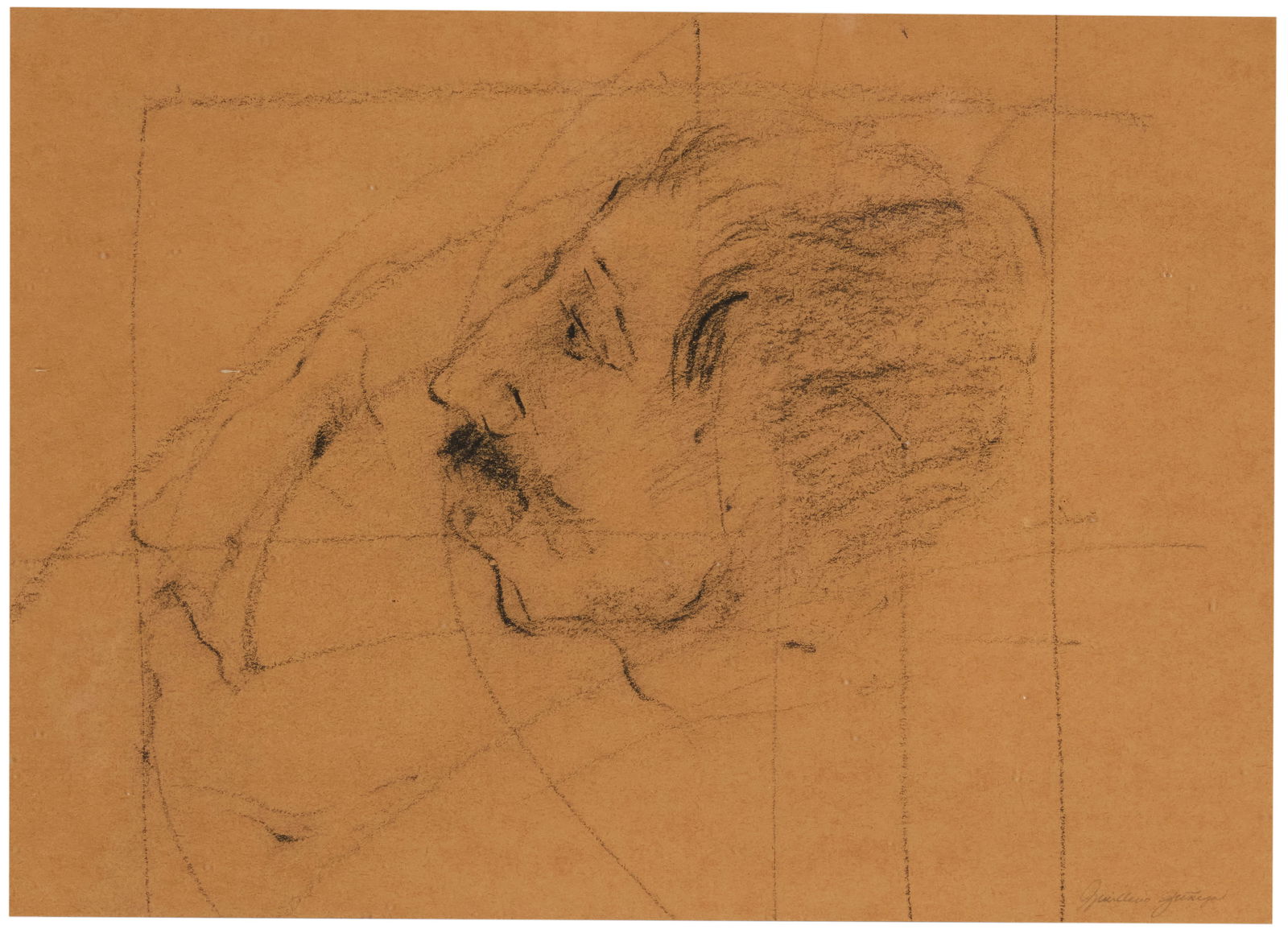 Guillermo Zuniga (20th century), "Two Faces" (1 of 6)