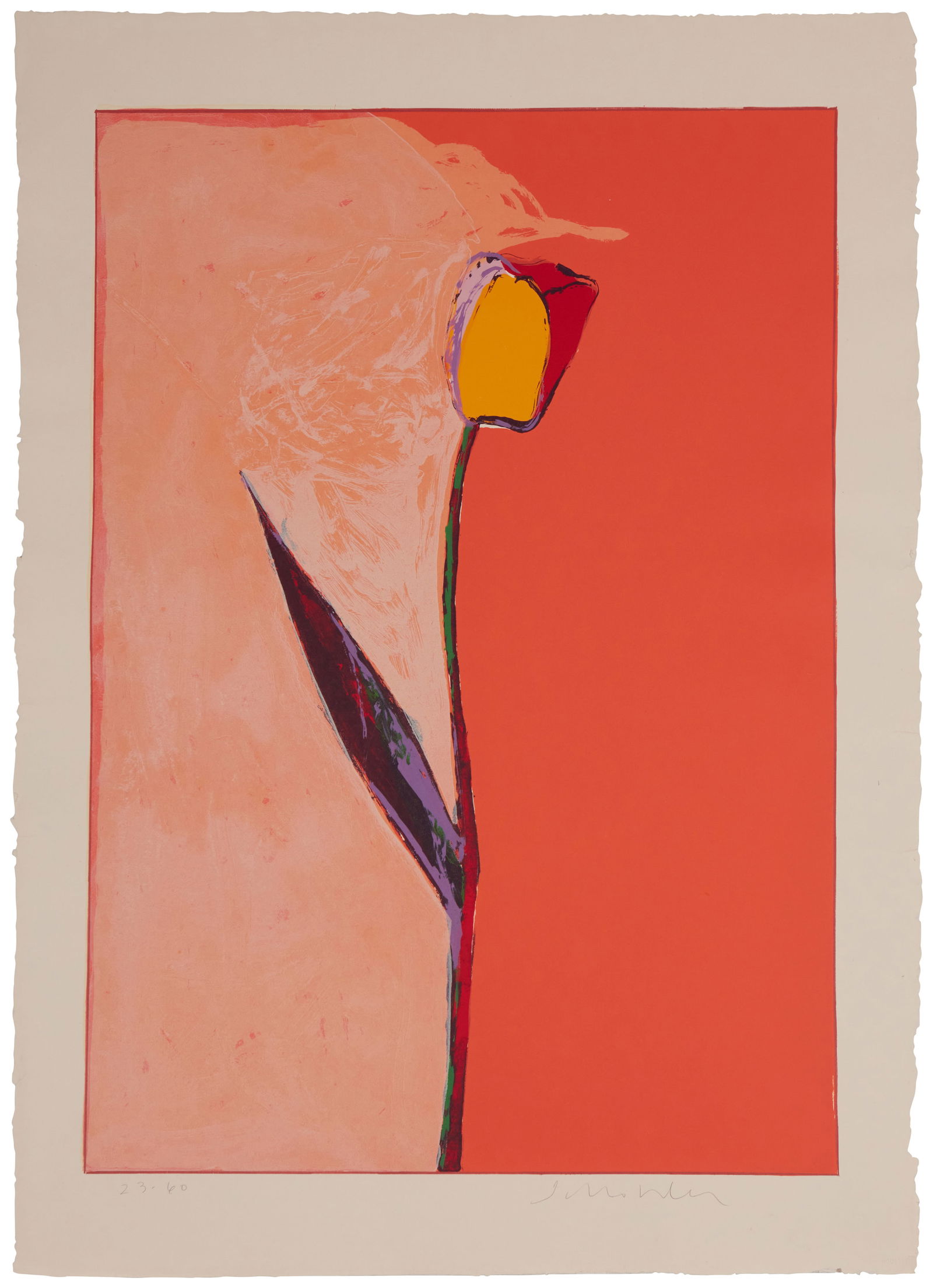 Fritz Scholder (1937-2005), Tulip, 1983 (1 of 5)