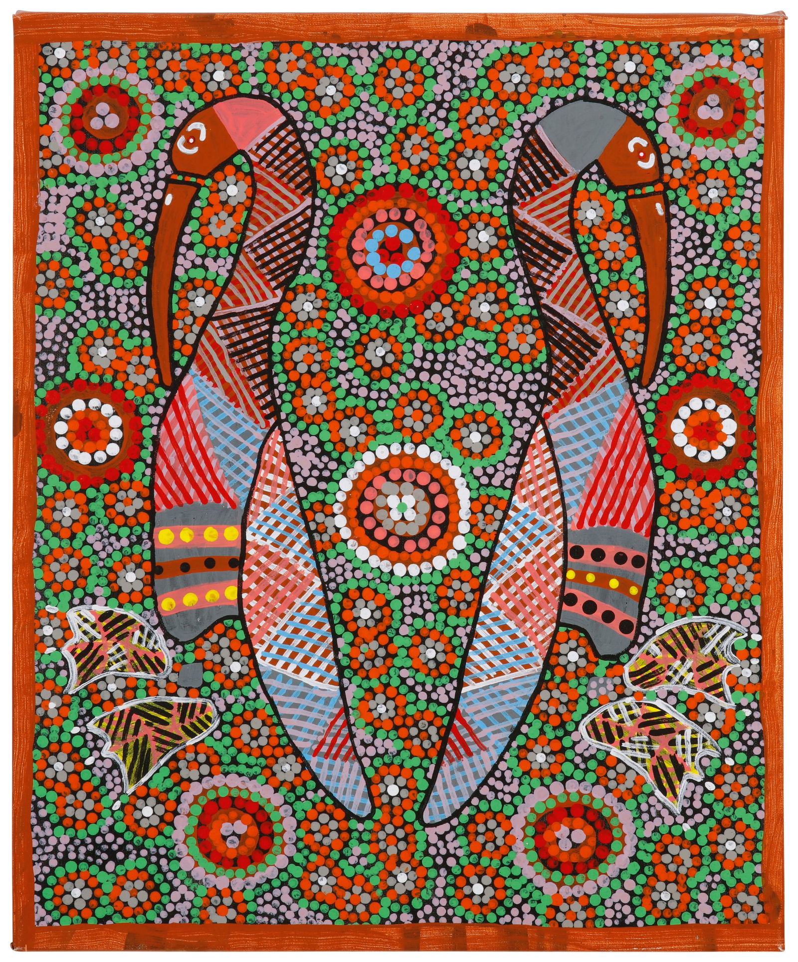 Connie Collins-Nungarai (20th/21st century), "Water Birds" (1 of 4)