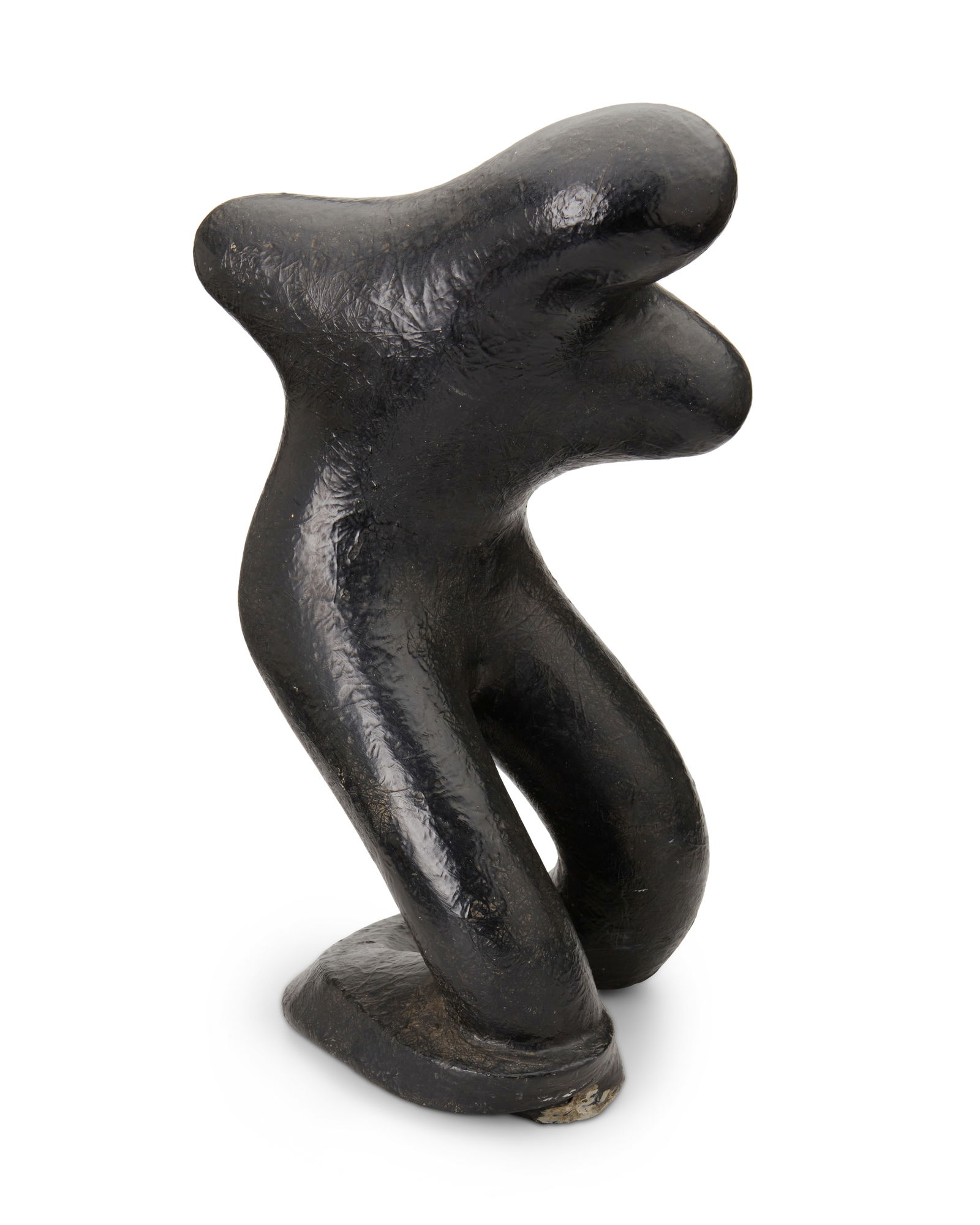 An abstract figural fiberglass statue (1 of 4)